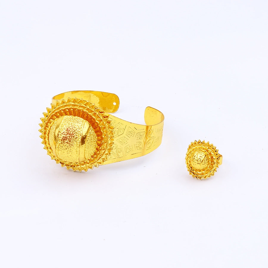 Collier en or plaqué 24K; élégance et luxe