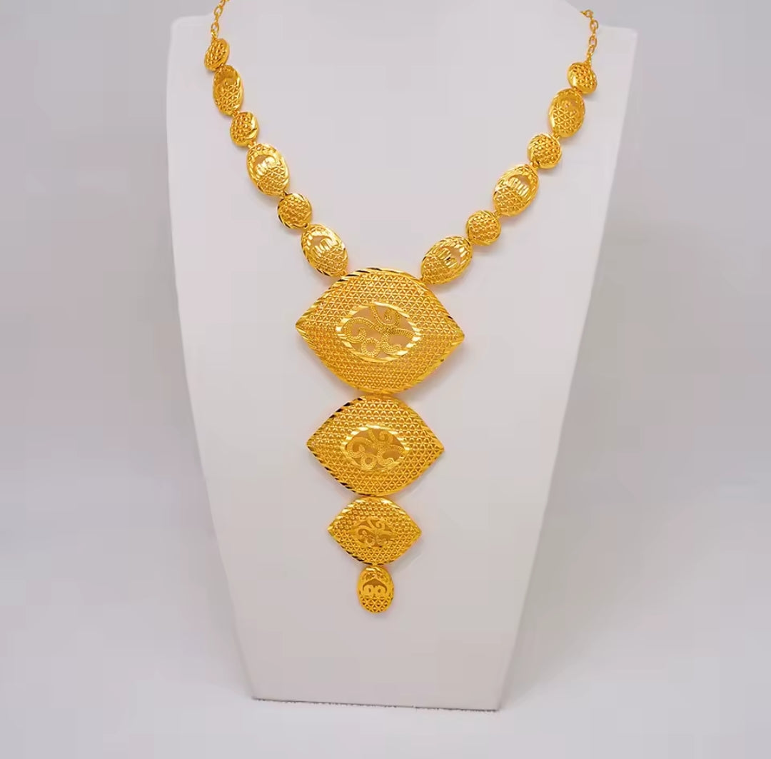 Collier en Or 24K AU999 - Luxe et Raffinement