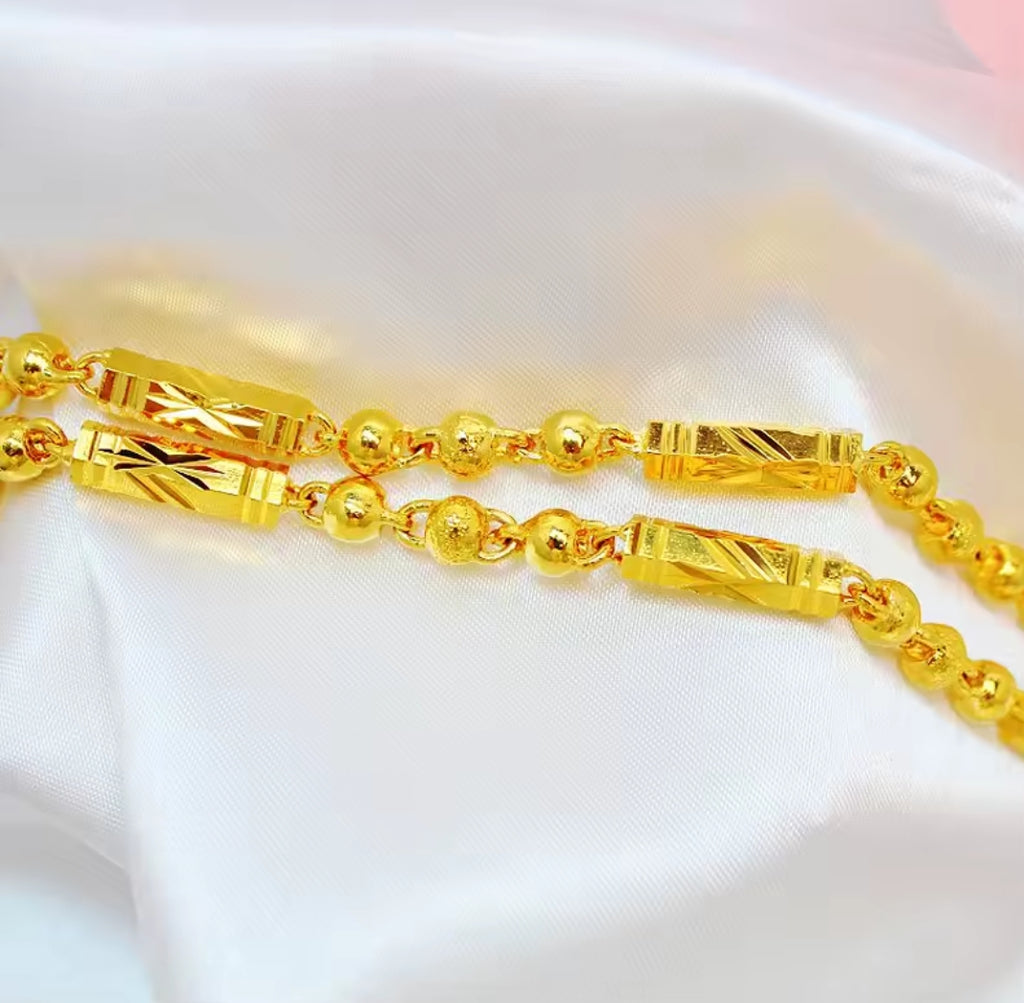 ✨ Collier Homme en Or 24K (AU999) – Élégance et Prestige ✨