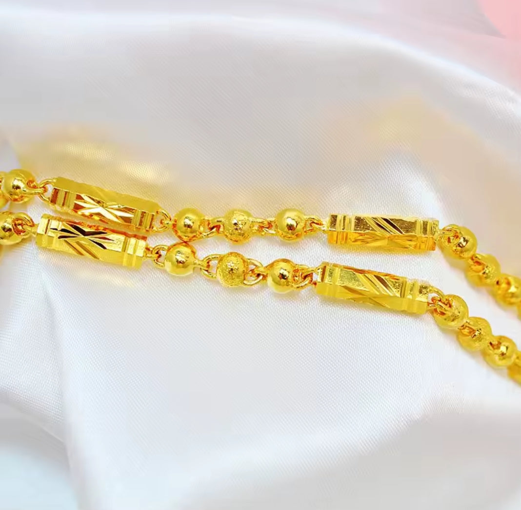 ✨ Collier Homme en Or 24K (AU999) – Élégance et Prestige ✨