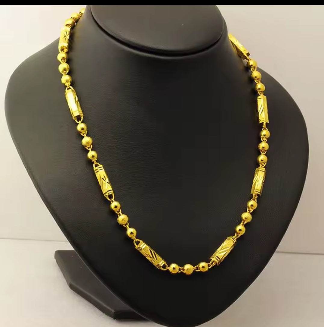✨ Collier Homme en Or 24K (AU999) – Élégance et Prestige ✨